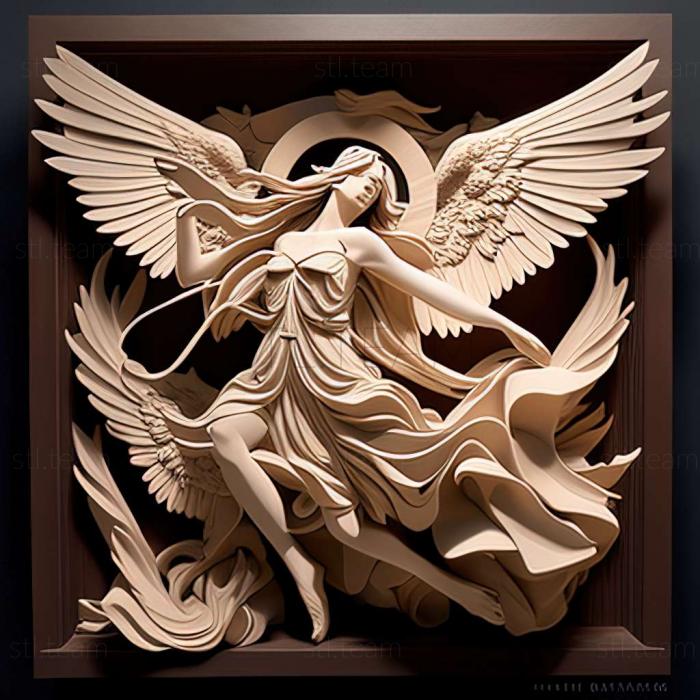 3D модель Канадський Тачібана Angel Beats З АНІМЕ (STL)